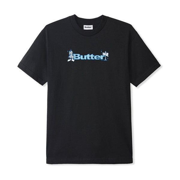 Butter Quest Logo T-Shirt - Black - Streetart.fr